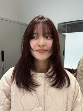 グリップ(GRIP) ブラウンレッド/レイヤーカット/conoka