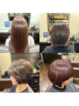 カウスリップ ヘアークリニック(Cowslip hair clinic)の写真/おしゃれ染め感覚で白髪をカバー！透明感のでるカラーで周りと差がつくスタイルを提案◎