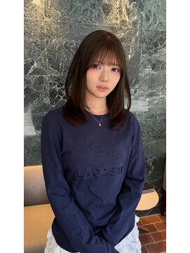 ヘアープレイス ヴィブ(hair place VIVE) ナチュラルで扱いやすいレイヤースタイル★オリーブグレージュ