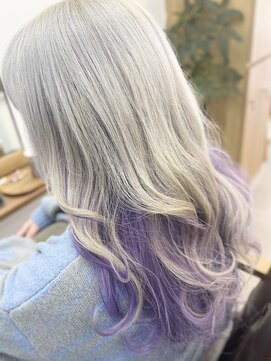 ランプ(Lamp) 白髪ぼかしにも/バレイヤージュカラー/ハイライト/中野/白髪染め