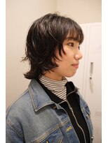 ノラギンザユー(NORA GINZA/U) レイヤーパーマレイヤーカット顔周りレイヤーくせ毛パーマ