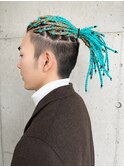 メンズ ブレイズヘア エクステあり よさこい