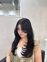 ミヨン 京都烏丸店(miyon)&nbsp;【miyon】韓国レイヤーカット×暗髪カラー×髪質改善