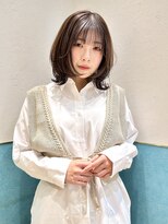 ロンド レイ 立川(Lond Ray) レイヤーボブ/ミルクティーベージュ/髪質改善/顔周り/立川