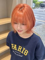ルトワフクロマチ(Lutowa Fukuromachi)&nbsp;ダークパープル/ナチュラルショート/夏のヘアアレンジ/袋町