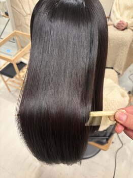 ユヌヘアー 西千葉(unu hair)の写真/髪質改善メテオストレートやソフトストレートなど、髪への負担を抑えながら自然な仕上がりへ