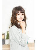 柔らかパーマで大人のミディアムスタイル♪