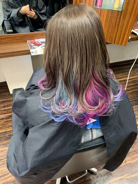 ジュースヘアー(Juice hair) ユニコーンカラー