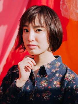 アンシェリ バイ フラミューム 大船店(Ancheri by flammeum) ナチュラル丸ボブ【大船】