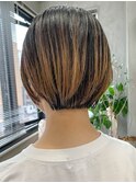 ショートボブ、前下がりボブ、フレンチボブ、バレイヤージュ