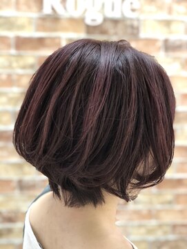 ローグヘアー 板橋AEON店(Rogue HAIR) Rogue Hair 板橋イオン[大人可愛いくびれショート×エモピンク]