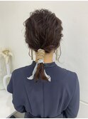 お呼ばれ ヘアセット