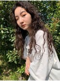 春のパーマスタイル/前髪パーマ/ニュアンスカラー
