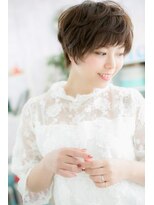 ミック 日暮里店(miq)&nbsp;甘辛MIX☆大人かわいいくせ毛風フェミニンショートa1