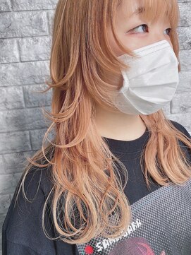 リアイス(Re:ICE) ミニウルフ/くすみブルー/流れるレイヤー/インナーハイライト