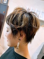 ポー 三軒茶屋(poh)&nbsp;テラコッタ/ミニウルフ/デジタルパーマ/くすみブルー*三軒茶屋駅