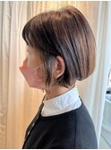 外ハネショートボブ