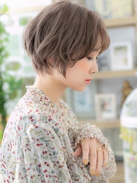 カバーヘア ブリス 志木南口駅前店(COVER HAIR bliss) ハイトーンカラーミニボブショートマッシュa志木20代30代40代!