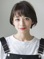 エミュ 表参道 青山(emu)&nbsp;大人かわいい顔まわり丸みマッシュショート[ネビージュ/美髪]