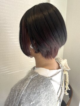 美容室 ルアル 市原市八幡宿店(Luar) ブラック×ピンクラベンダー