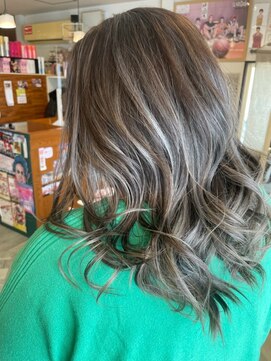 ヘア メイク ココ(hair make coco) 透け感★ホワイトグレージュ