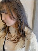 フェイスフレーミングダブルカラー(ブリーチなし)