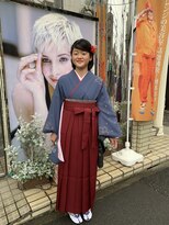 ヘアースタジオエル 袴着付け、ヘアーセット