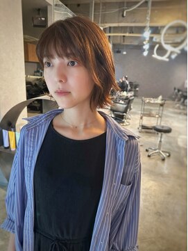 イトシテ ショートボブ×ハイトーンカラー【担当　ジン　トモヒト】