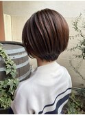 大人可愛い/ショートボブ/丸みショート/ナチュラル/20代30代