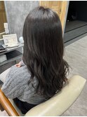 切りっぱなしボブ/エアリーロング/美髪/ピンクブラウン/津田沼