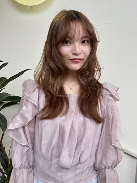 アクアオモテサンドウ(ACQUA omotesando) △ダブルカラーミルクティーベージュレイヤーカットウルフカット