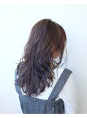 レイヤーロング×パーマ