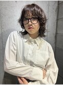 レイヤーロブ×パーマ　【松梨】