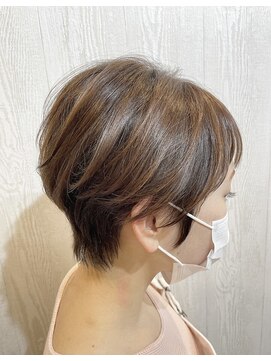 テーラヘアー 東金店(TELA HAIR) 筋感たっぷりスッキリと短めハンサムショート♪