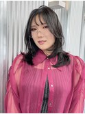 レイヤーたっぷりミディアムヘアー