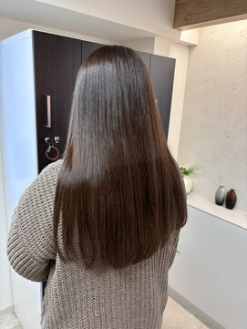 メアリーハリス(Mary Harris) 【Mary Harris】くすみピンクグレージュ・ナチュラルストレート