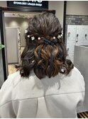 TOKIO ハーフアップ ヘアセット