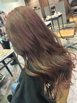 ステレオ ヘアデザイン 安城店(STEREO HAIR DESIGN) …ピンクカラー(1月)…