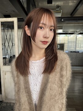 カシュカシュ(cache cache) 髪質改善　美髪ストレート　レイヤーカット　用賀