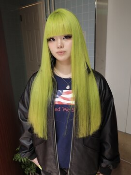 クペウ ローウェン(cope'u ROWEN) 渋谷/ウルフカット レイヤー デザインカラー ルーツカラー