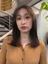 ロライマ 中目黒(roraima)&nbsp;ストレートミディアム/レイヤー/オリーブアッシュブラウン