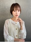 ♪イメチェン外ハネボブ美髪ワイドバングレイヤーショート池袋