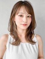くびれヘア斜めバング結べるボブ美髪外ハネボブ#347f0419