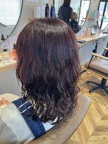 セン バイ エント(sen by emt) ピンクブラウン×ニュアンスパーマ