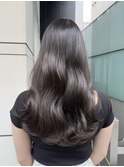 ブリーチなしで叶う!透明感グレージュ