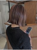 大人のアンブレラカラー＊ピンクベージュ＊３０代・４０代