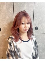 ガルボヘアー 心斎橋店(garbohair) ピンクベージュ×プリン対策提案10代20代ハイトーン