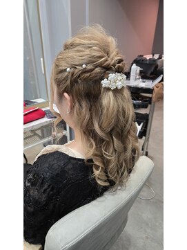 ウェーブ(WAVE) 【ヘアセット】結婚式/ヘアセット/ヘアアレンジ