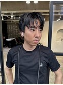黒髪メンズヘア