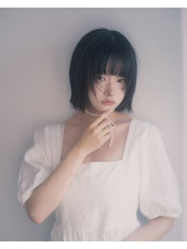 ベンジー オウン 代々木上原店(benji own) 切っぱなしボブに顔まわりでつくる柔らかいシルエット